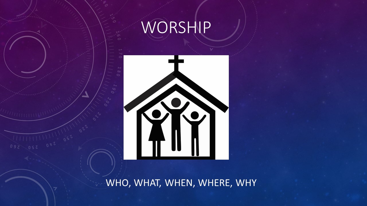 Worship - Who,What,When
