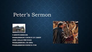Peter's Sermon