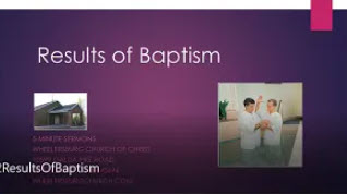 Results of Baptism