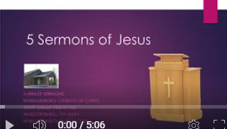 5 Sermons of Jesus
