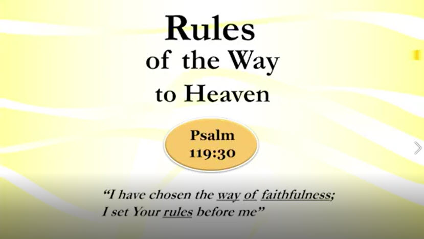 Rules of the Way to Heaven
